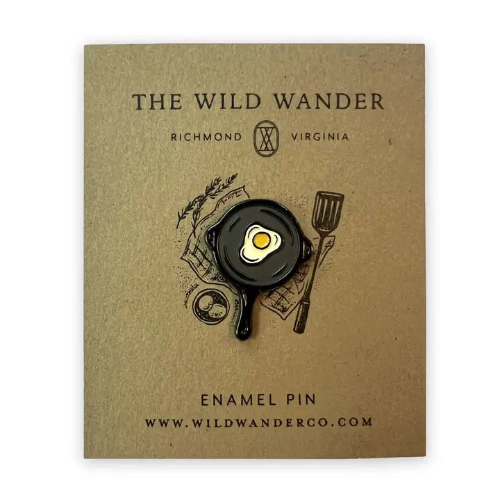 Cast Iron Skillet Enamel Pin