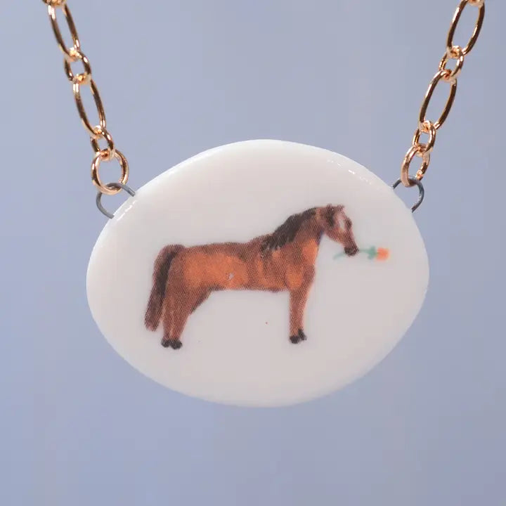 Horse Portrait Necklace