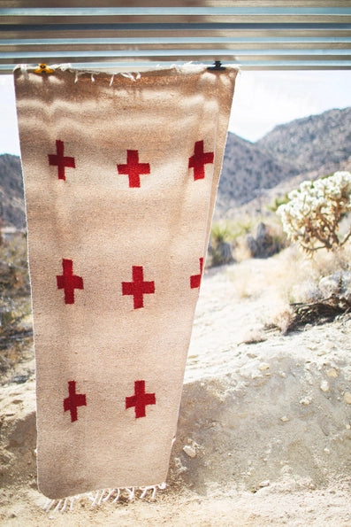 Positive Vibrations Handwoven Throw Blanket