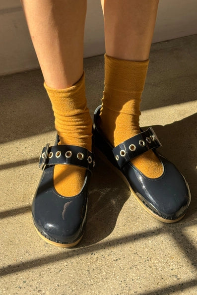 Breezy Sneaker Socks in Goldenrod