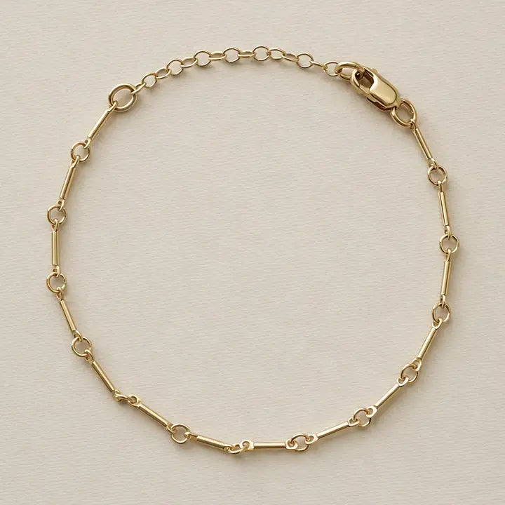 Alice Link Bracelet | Gold Fill 6.5"-7.5"