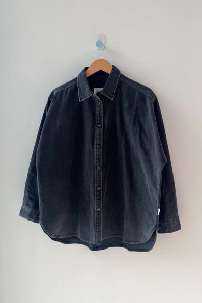 Theo Jacket in Black Denim