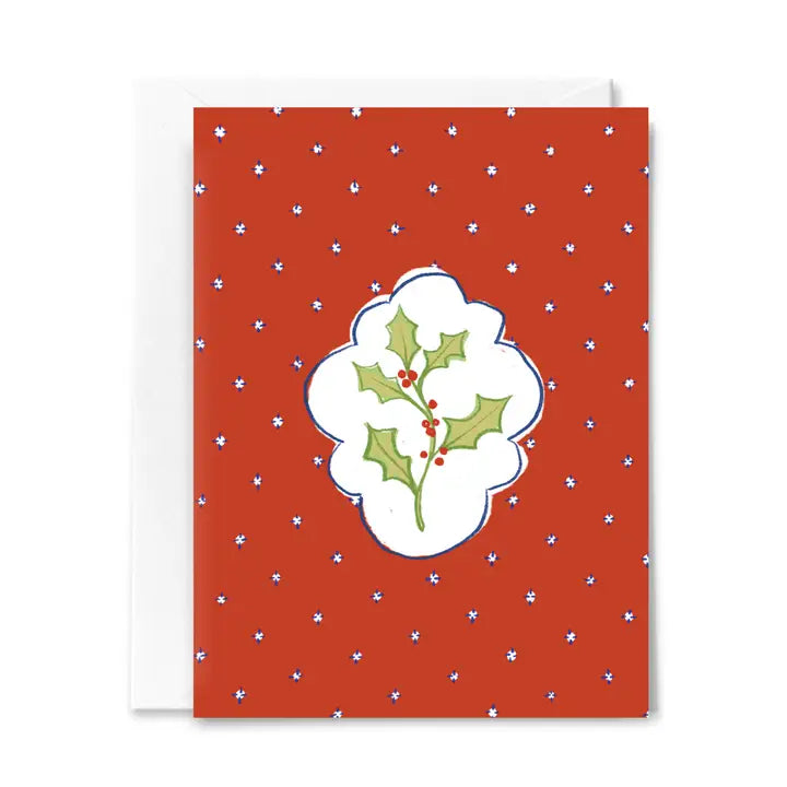 Holly Holiday Card