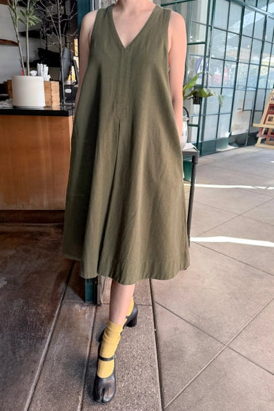 Camille Dress in Olive