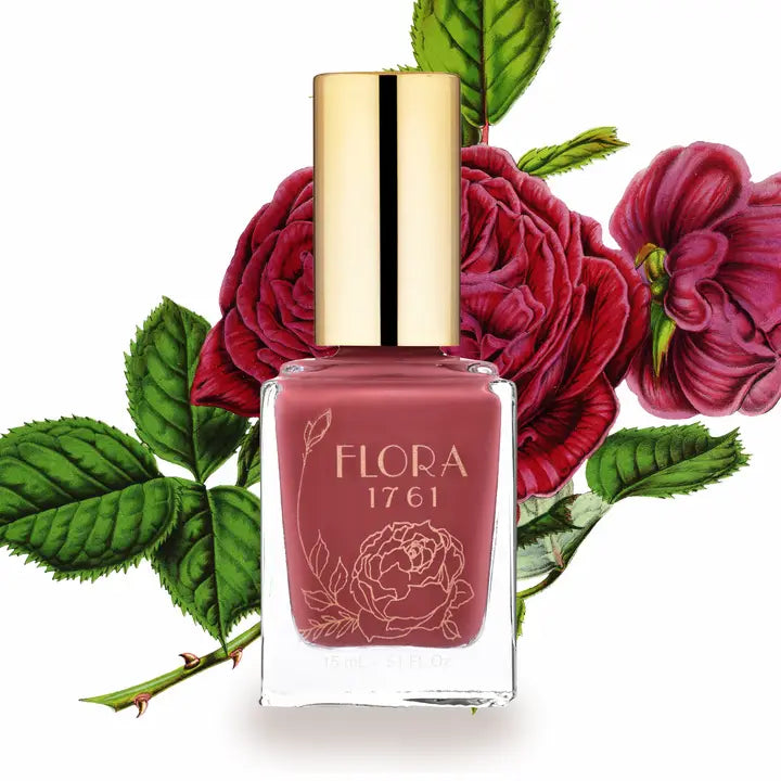 Flora 1761 Nail Lacquer in Garden Rose