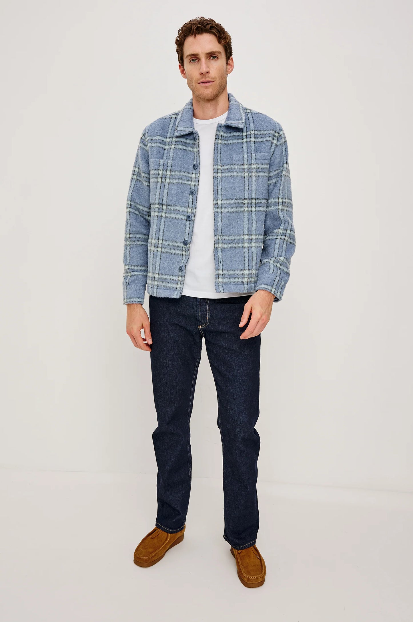 Rails Lachlan Shirt Jacket in Blue Lotus