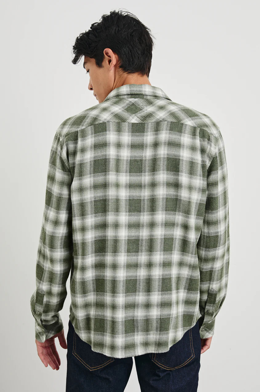 Lennox Shirt in Deep Meadow White