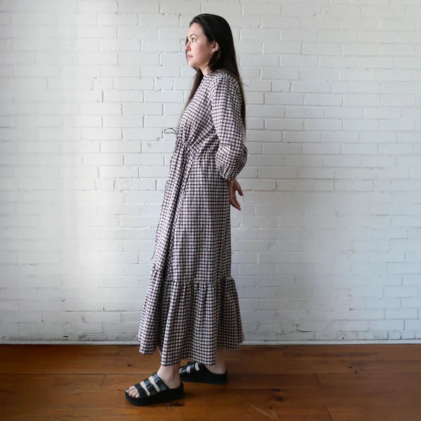 Maggie Dress in Stewart Plaid