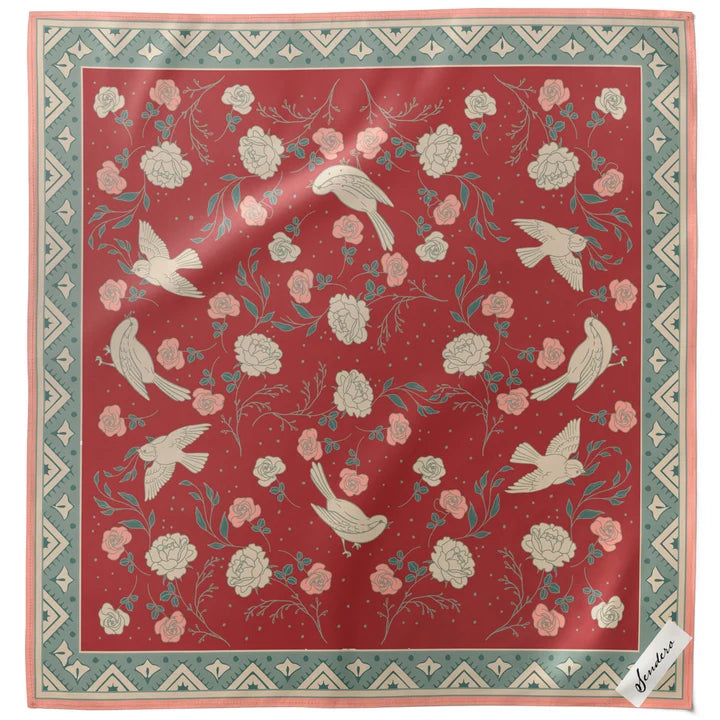 Bandana Scarf in Rose Dove