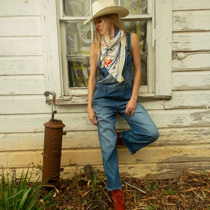 The Juniper Overall in Old Worn Indigo