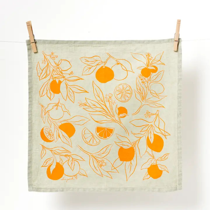 Clementine Linen Napkins - Set of 2