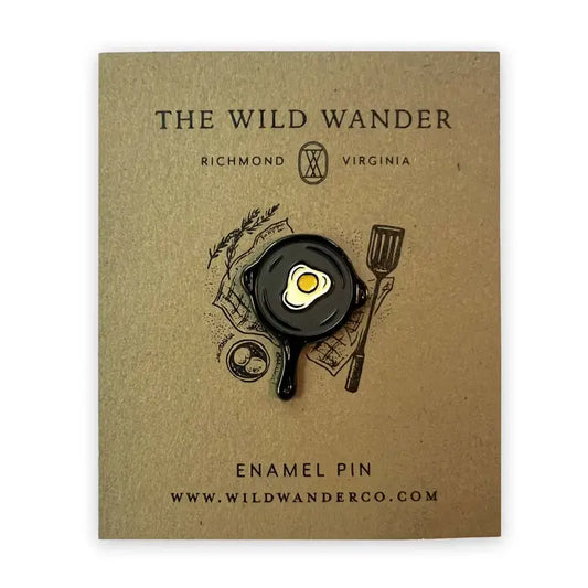 Cast Iron Skillet Enamel Pin