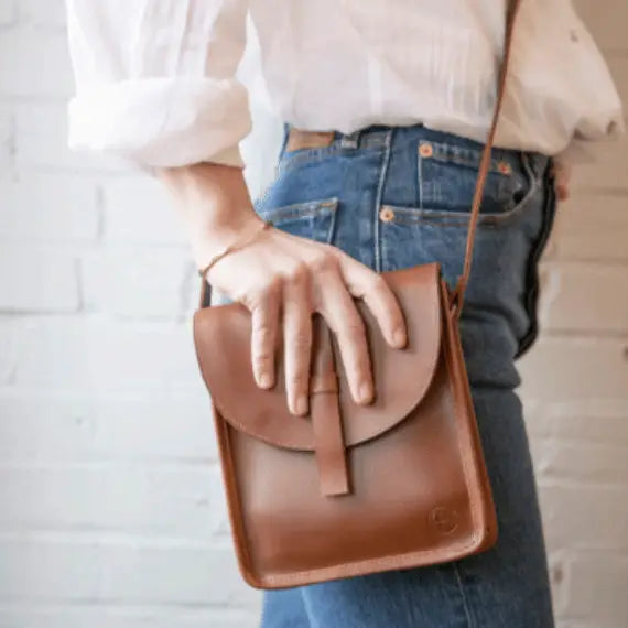 The Crossbody Bag in Tan