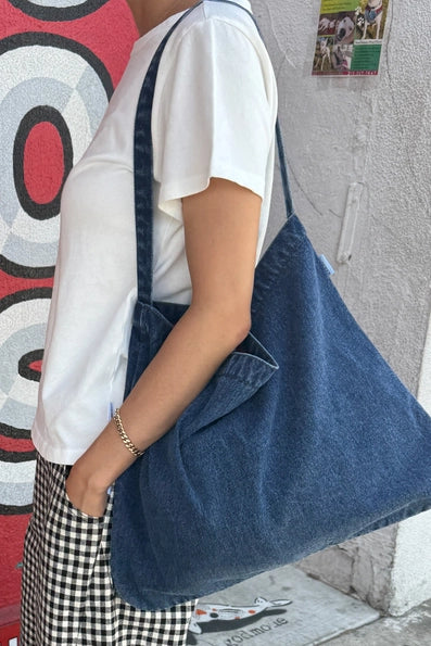 Happy Carry Bag in Blue Denim
