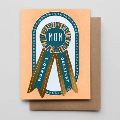 World's Greatest Mom Foil Card