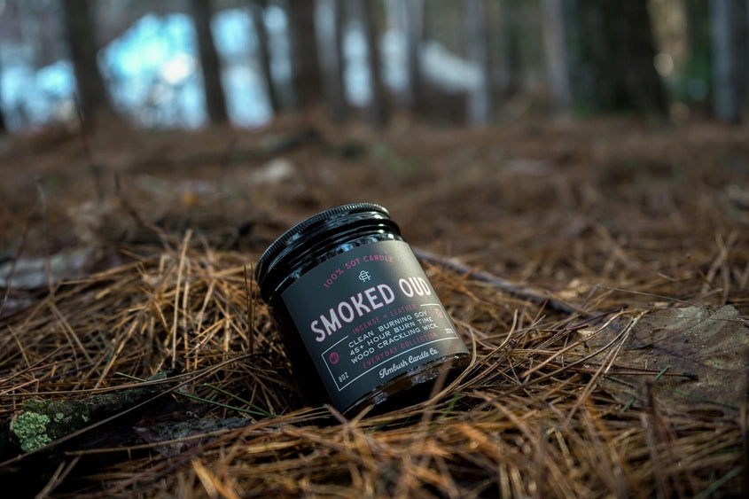 Smoked Oud | Incense + Leather Candle