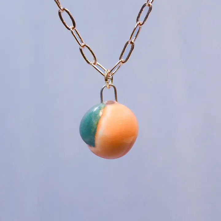 Ceramic Charm Pendant Necklace