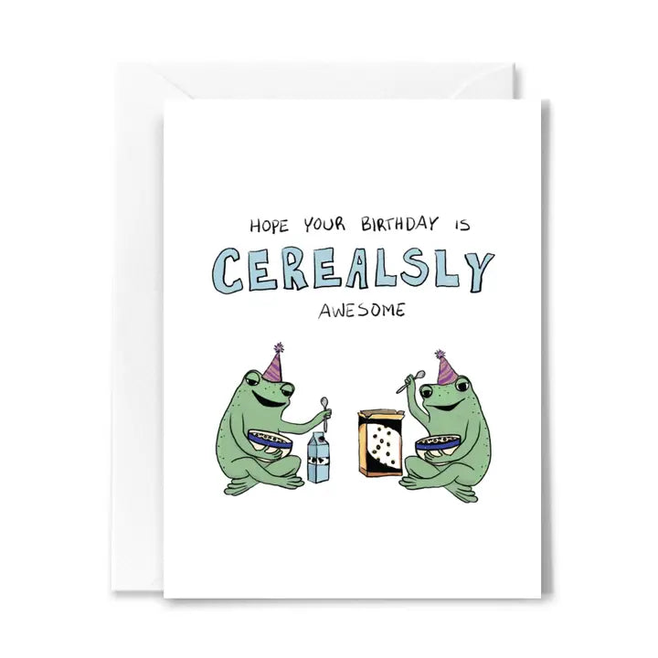 Cerealsly Awesome Birthday Card