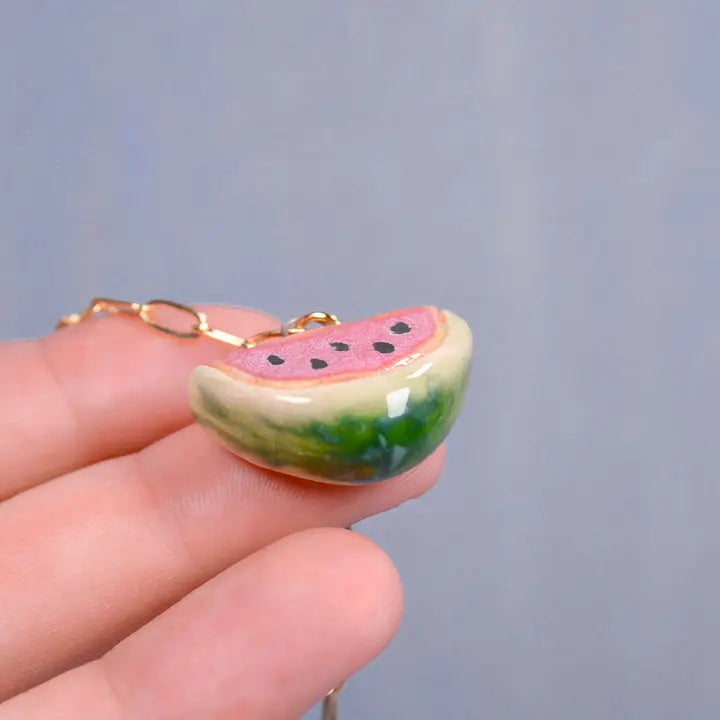 Ceramic Charm Pendant Necklace
