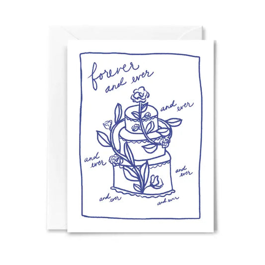 Forever and Ever Cake Card