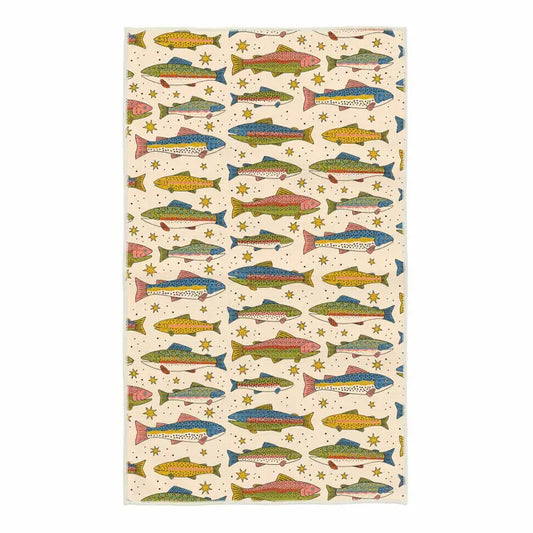 River Trout Kitchen & Tea Towel