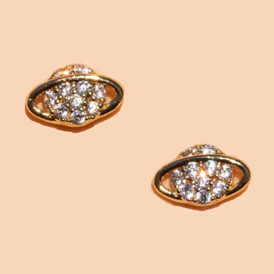 Shimmer Saturn Studs