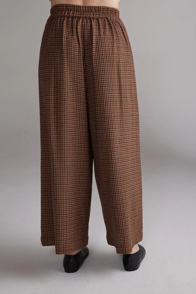Wool Plaid Pants
