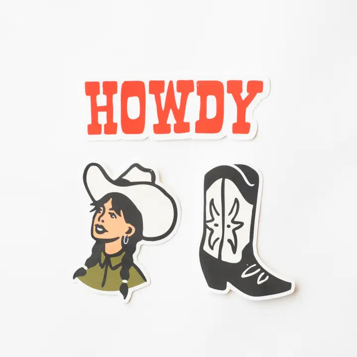Vinyl Sticker Three Pack