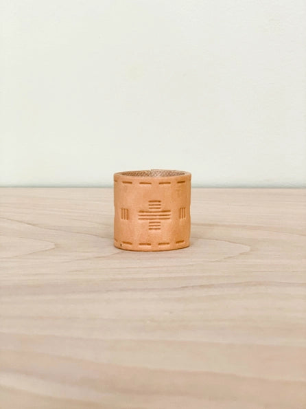 Leather Bandana Slide