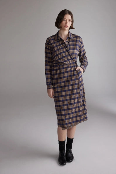 Plaid Shirt Dress