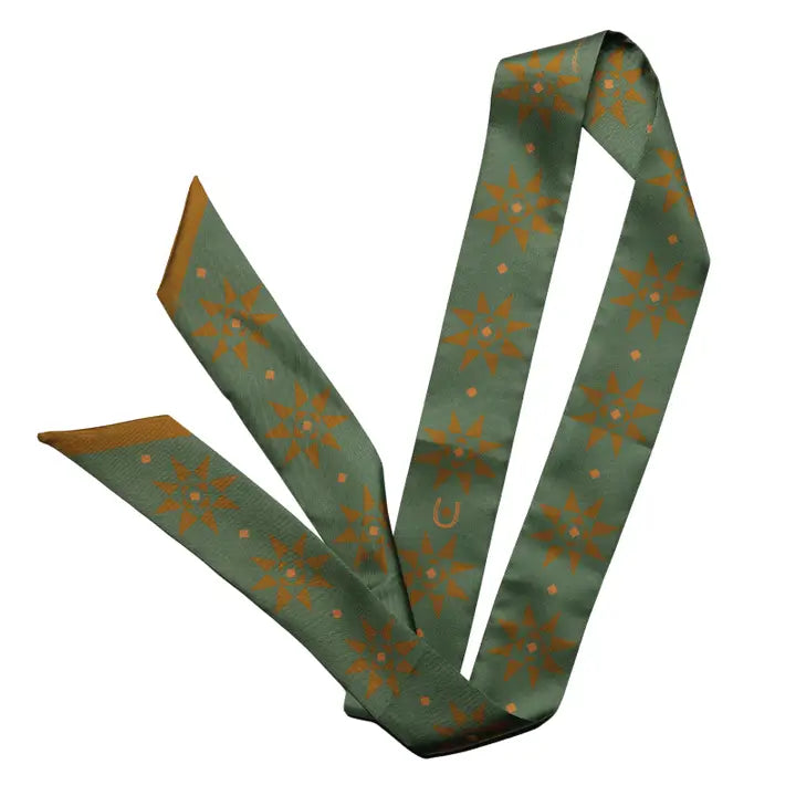 'Love Your Neighbor' Silk Twilly Scarf