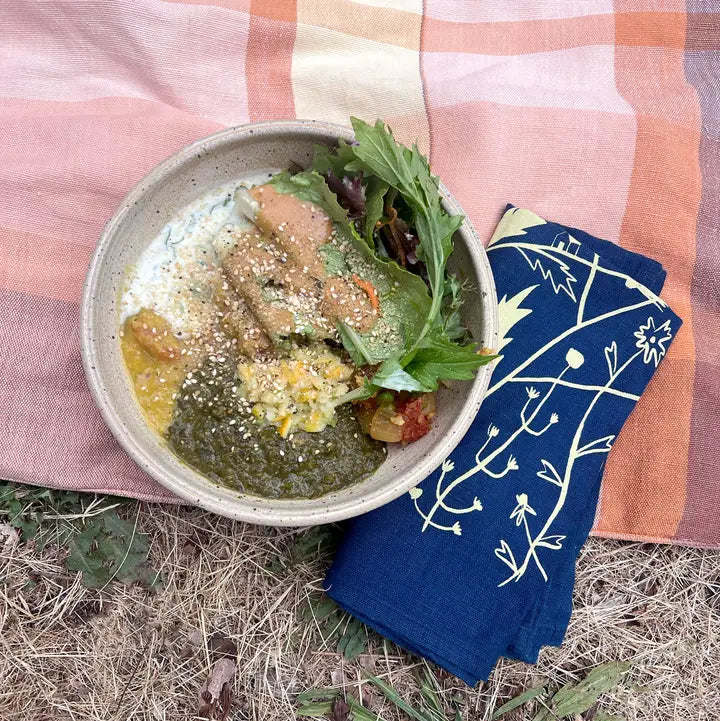 Wild Weeds Linen Napkins - Set of 2