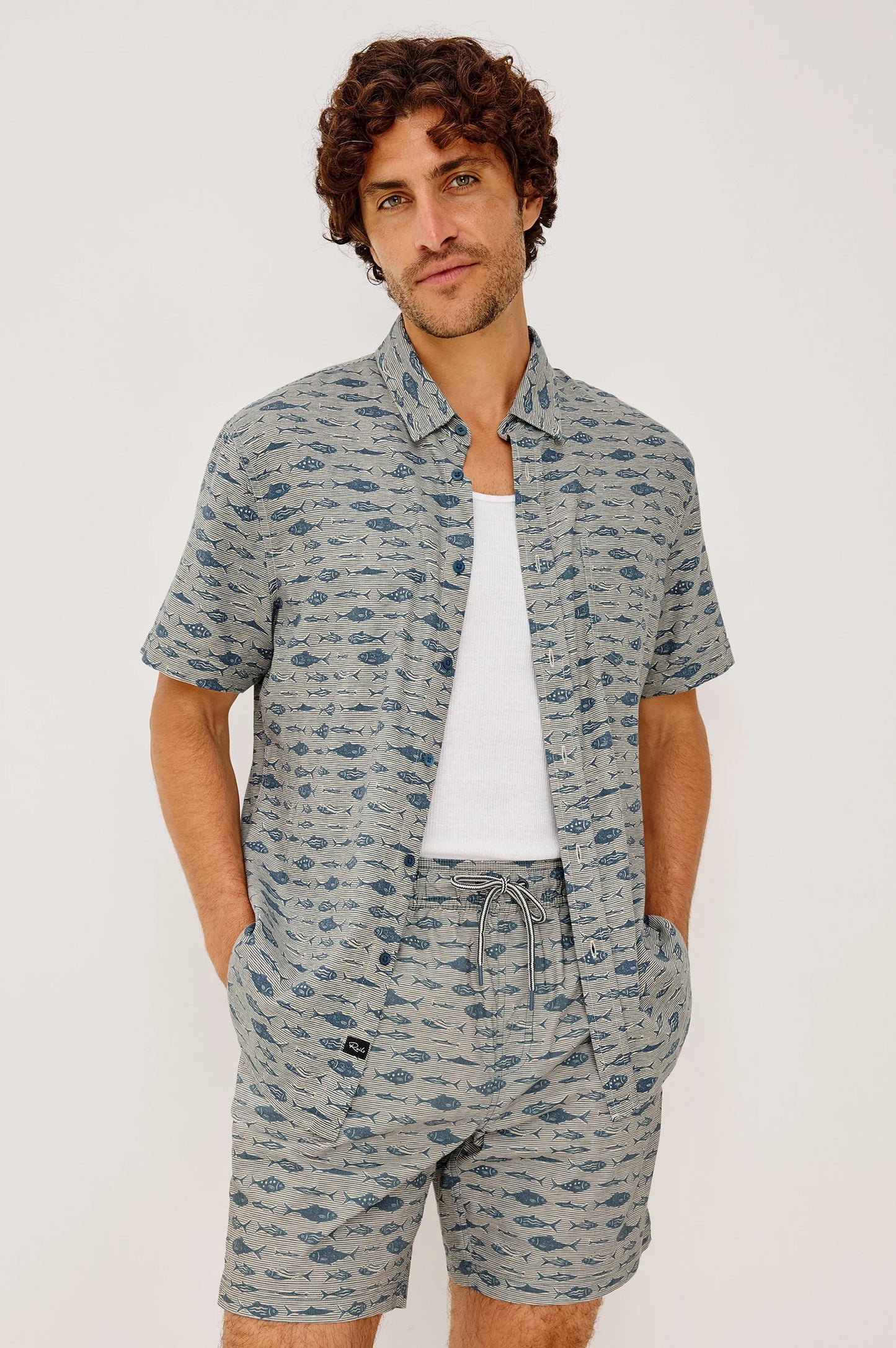 Carson Shirt in Vintage Aquarium Etch