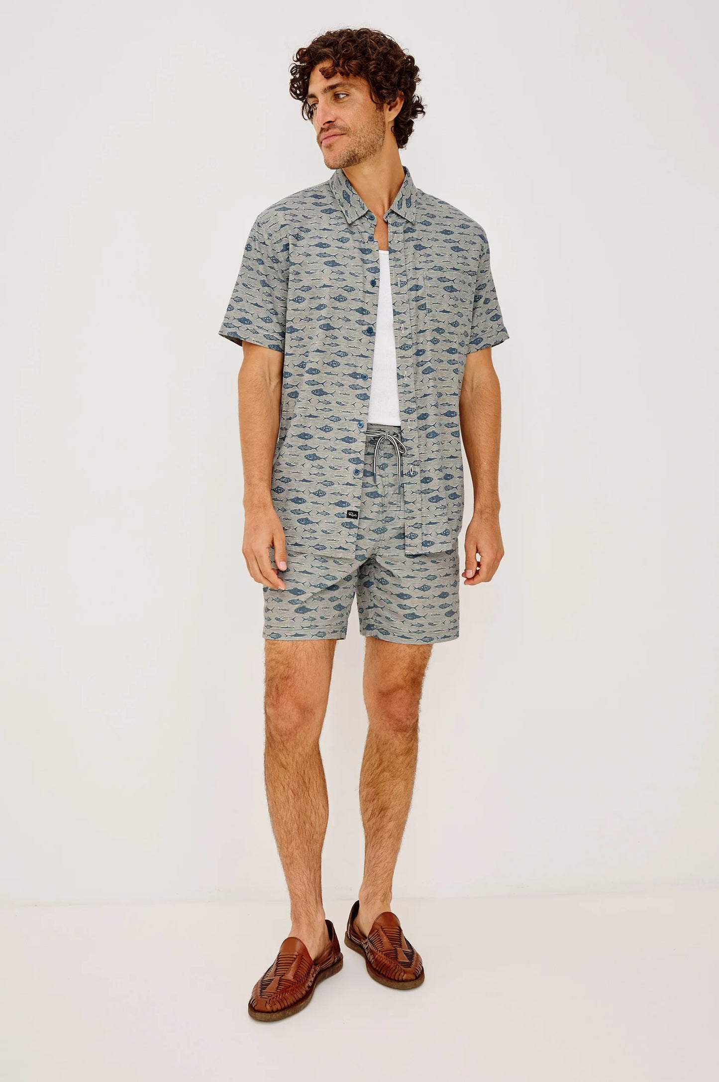 Carson Shirt in Vintage Aquarium Etch