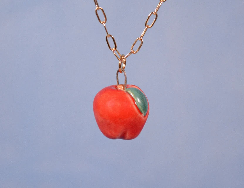 Fruit Ceramic Charm Pendant Necklace