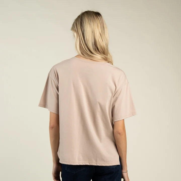 Howdy Basic Tee in Sand