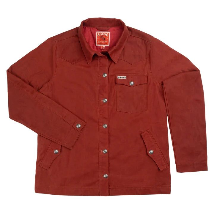 Women's Rancho Waxed Jacket in Nantucket Red