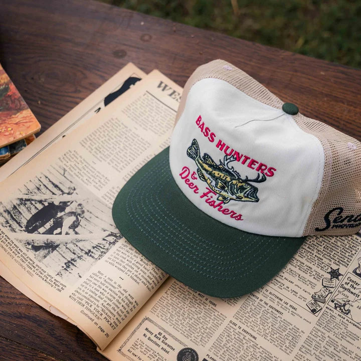 Deer Fishers Hat in White