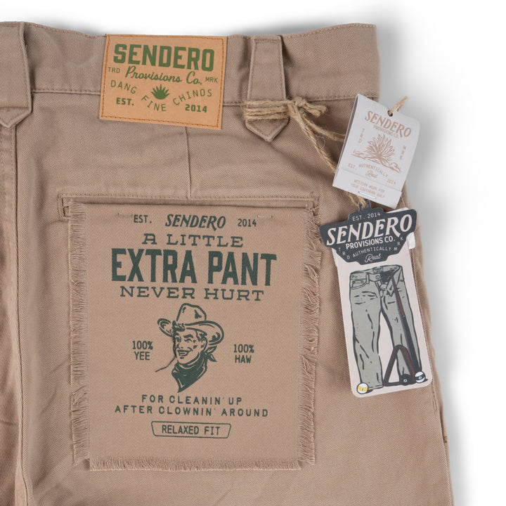 Waylon Western Chino in Khaki