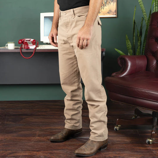 Waylon Western Chino in Khaki