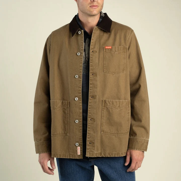 Rustler Chore Jacket in Fence Post