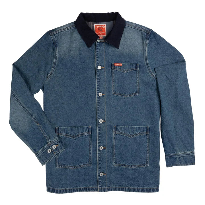 Rustler Chore Jacket in Denim/Navy