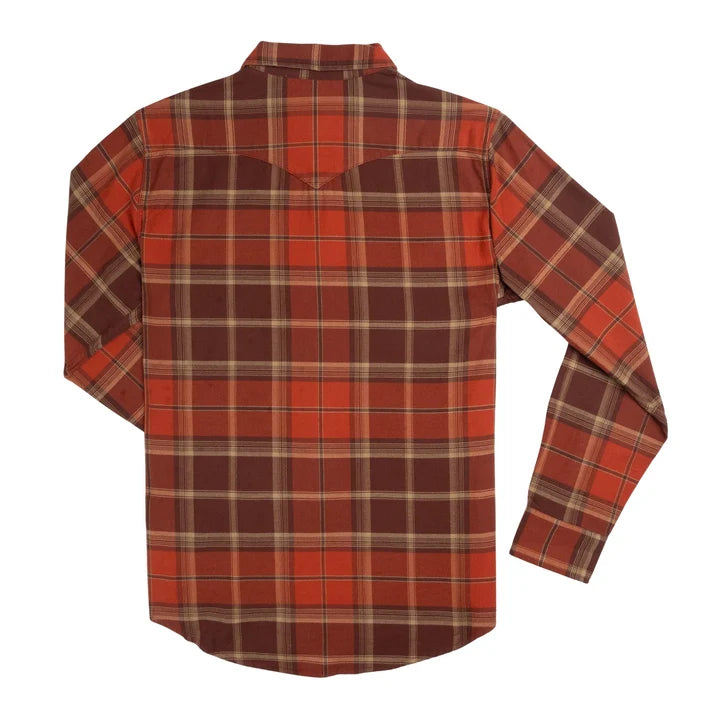 Durango Flannel in Moab Plaid Redrock