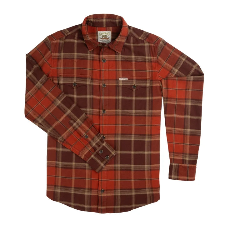 Durango Flannel in Moab Plaid Redrock
