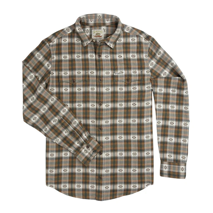 Durango Flannel - Midweight in Agua Dulce Laurel