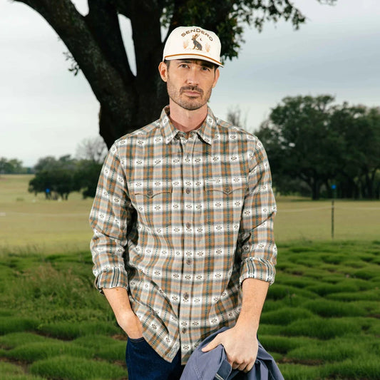 Durango Flannel - Midweight in Agua Dulce Laurel