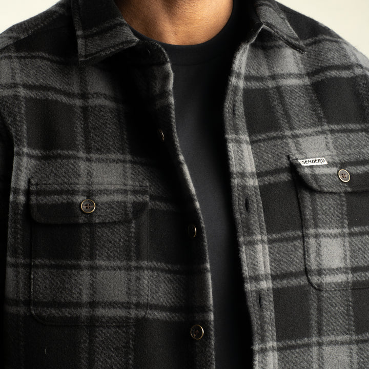 Pinedale Shacket in Emmett Plaid