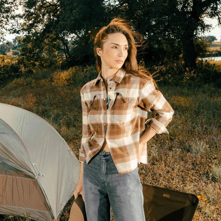 Women's Durango Flannel in Woodrow Plaid