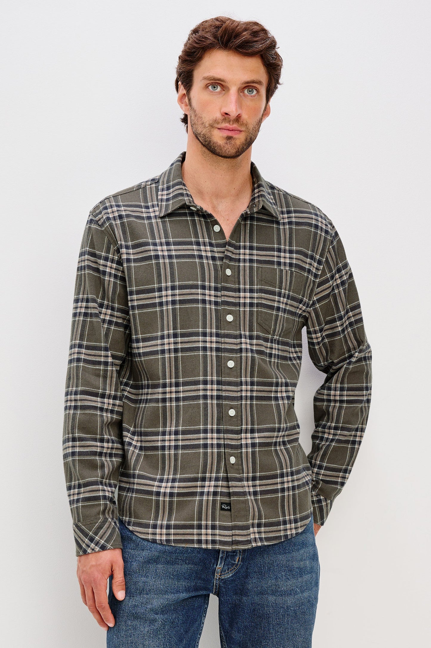 Forrest Shirt in Driftwood Coal