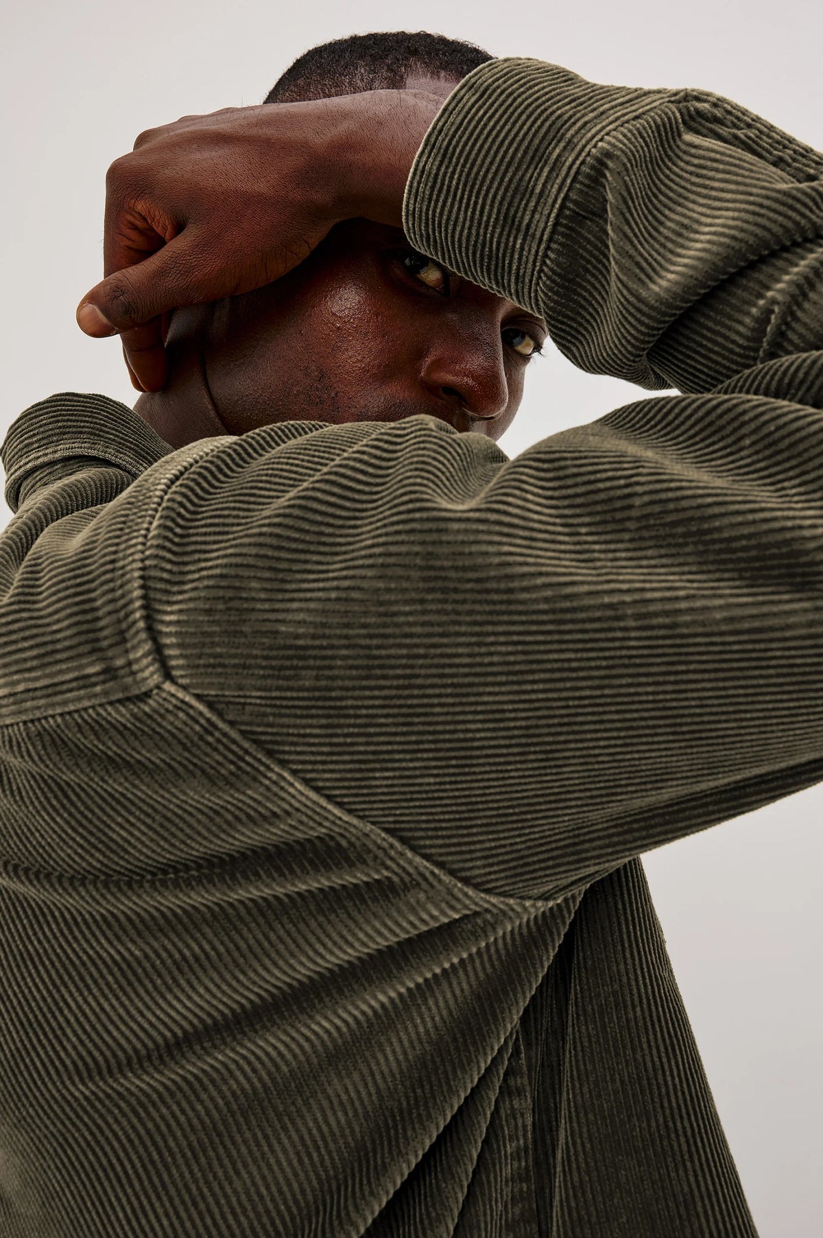 Graham Overshirt in Lichen Green
